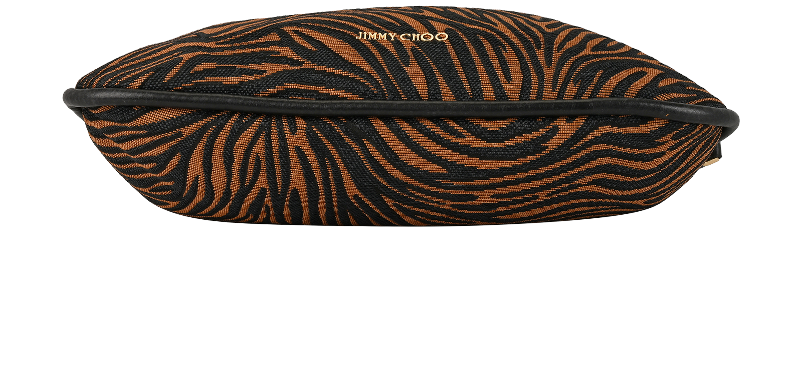 Animal Print Shoulder Bag, &pound;320, Handbags, Black/Brown, Canvas, Top view